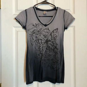 Prairie Mountain Black Yellowstone Ombré T-shirt